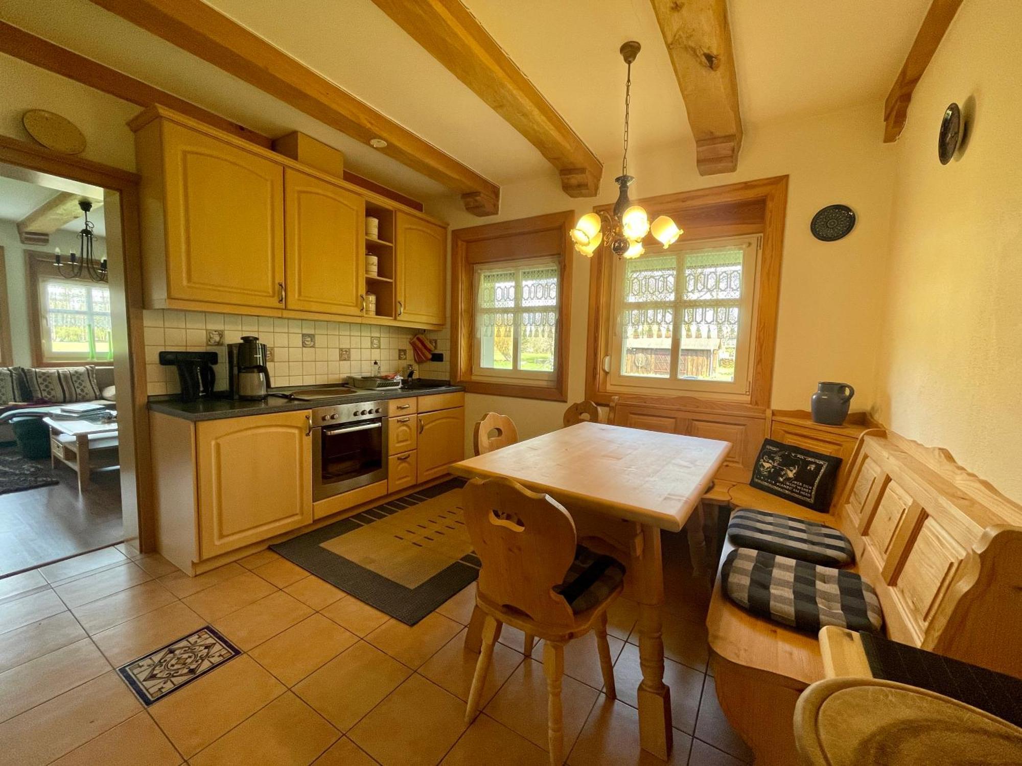 Ferienwohnung Zum Heuschober Burg  Buitenkant foto