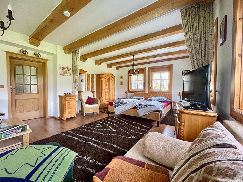 Ferienwohnung Zum Heuschober Burg  Buitenkant foto