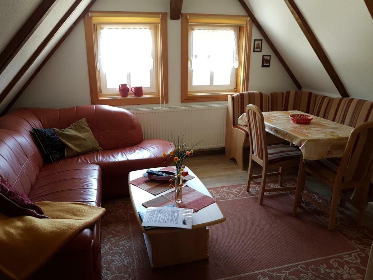 Ferienwohnung Zum Heuschober Burg  Buitenkant foto