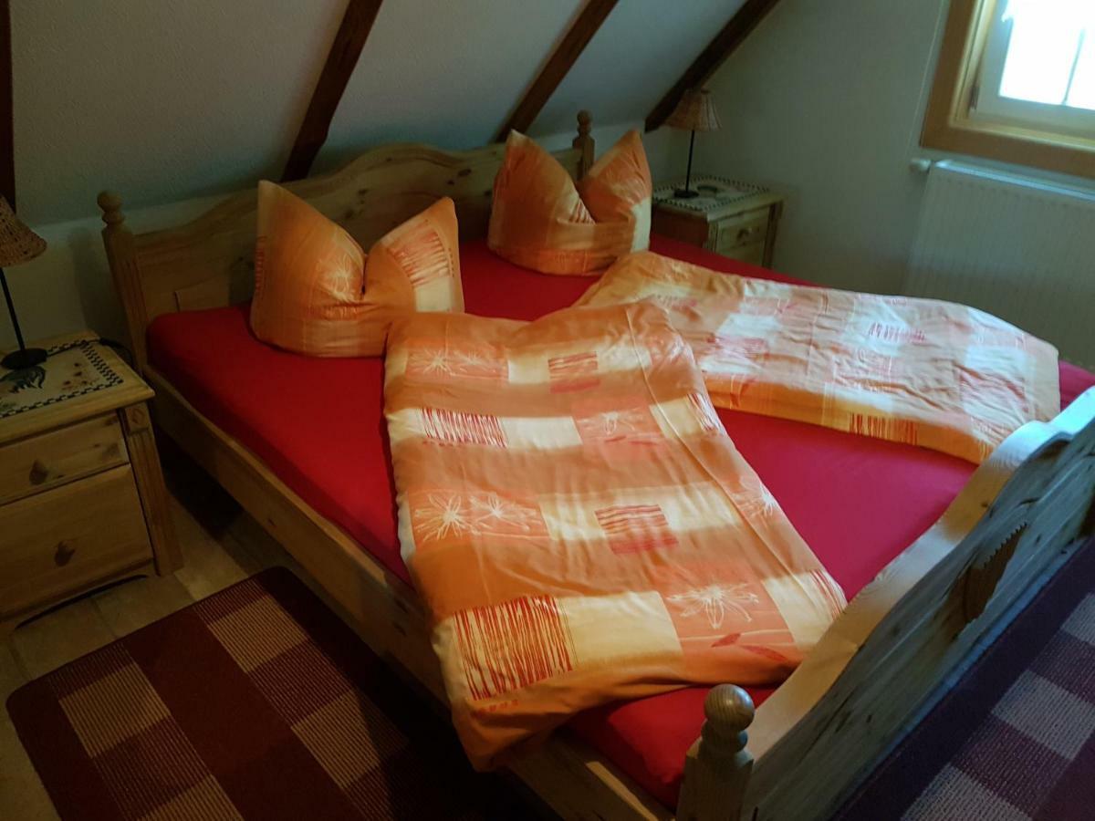 Ferienwohnung Zum Heuschober Burg  Buitenkant foto